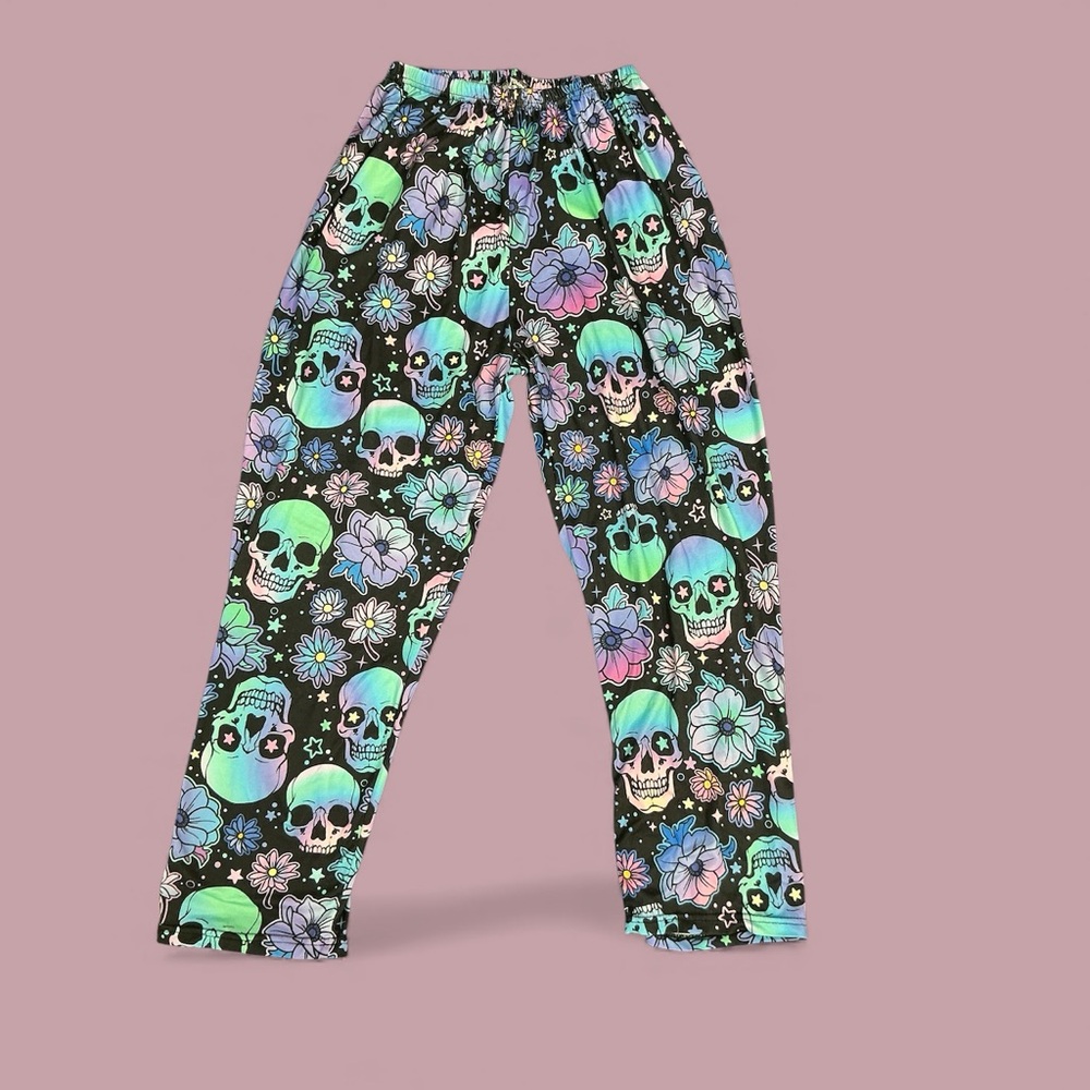 Floral Skull Pajamas - Picture 2 of 4